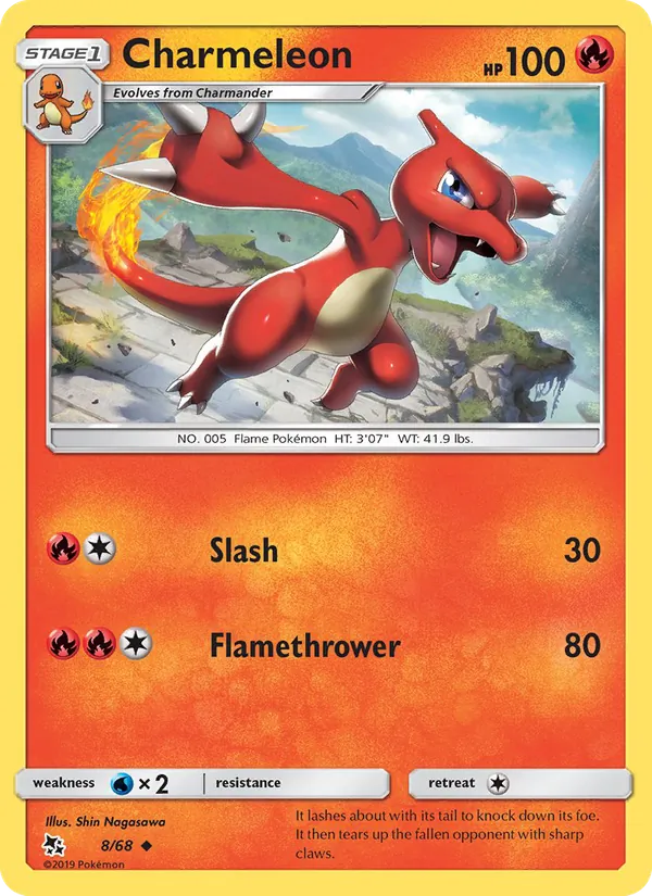 8 Charmeleon – Hidden Fates