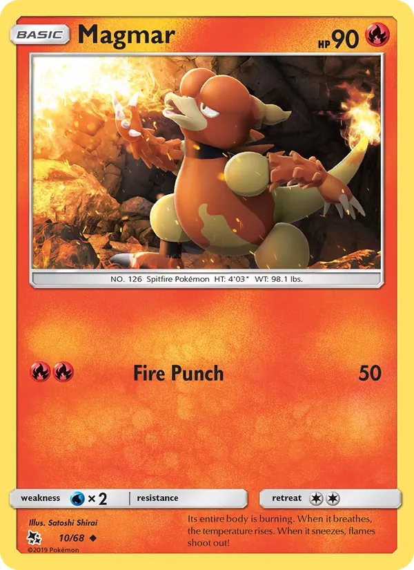 10-RH Magmar – Hidden Fates
