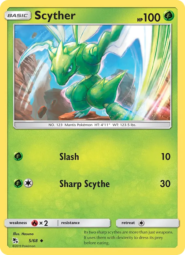 5-RH Scyther – Hidden Fates