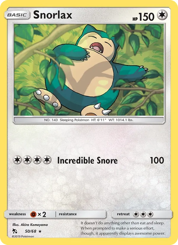 50-RH Snorlax – Hidden Fates