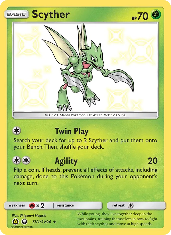 SV1 Scyther – Hidden Fates