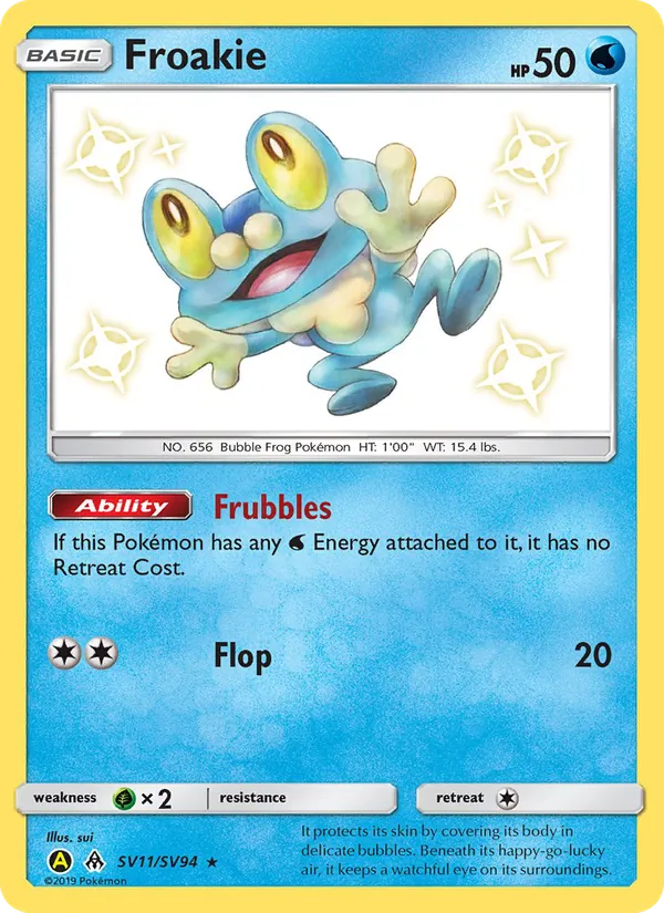 SV11 Froakie – Hidden Fates