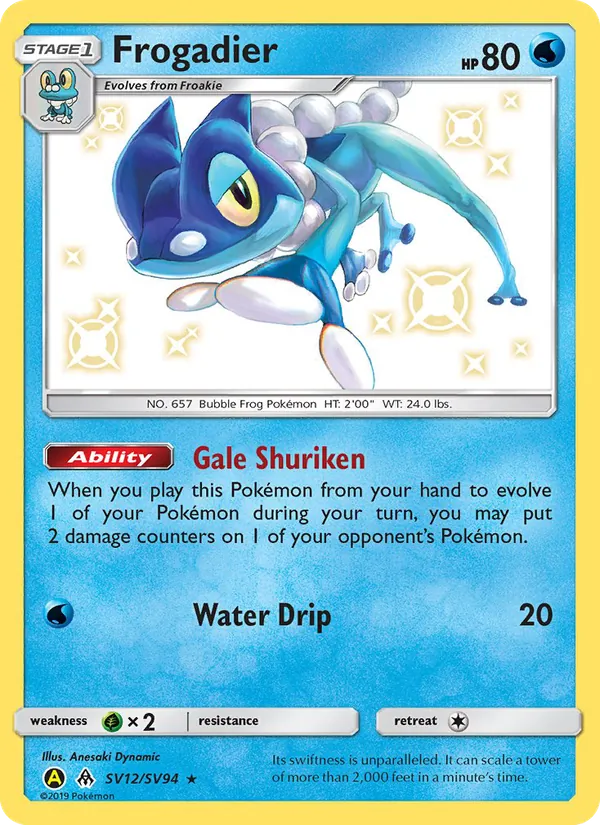SV12 Frogadier – Hidden Fates