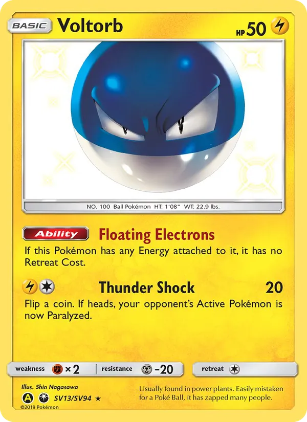 SV13 Voltorb – Hidden Fates