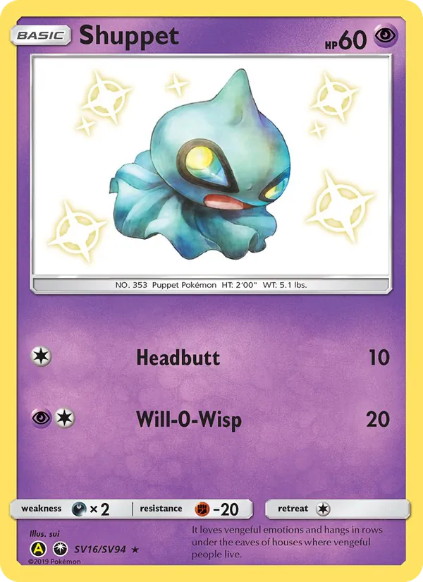SV16 Shuppet – Hidden Fates