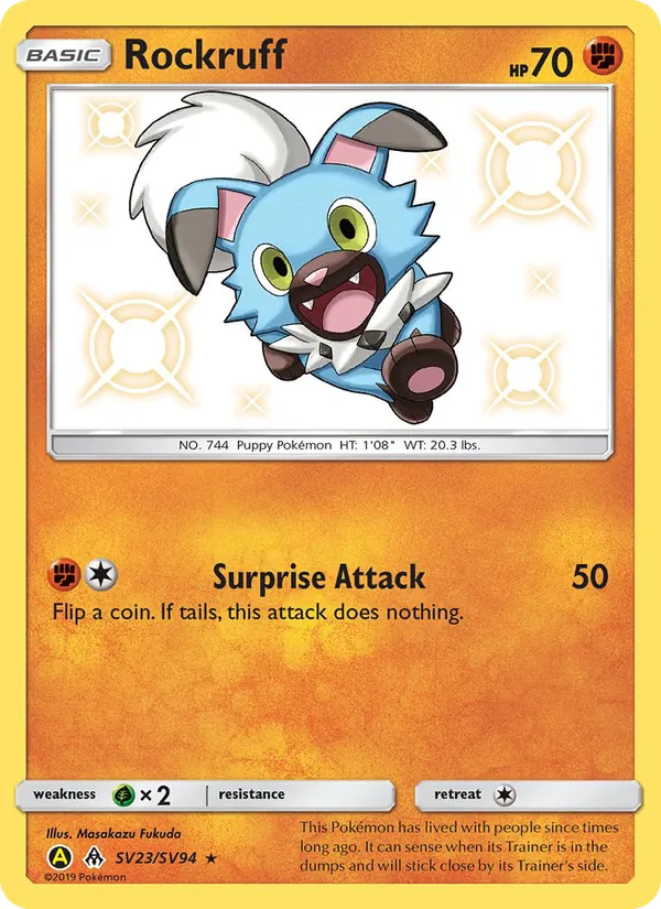 SV23 Rockruff – Hidden Fates