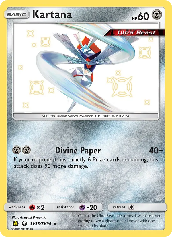 SV33 Kartana – Hidden Fates