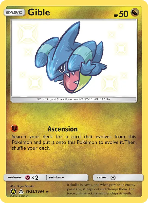 SV38 Gible – Hidden Fates