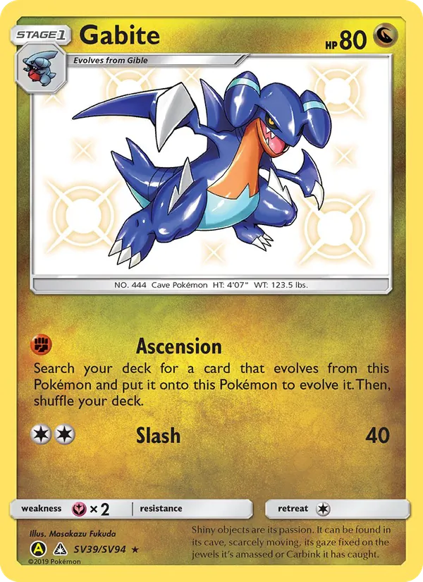 SV39 Gabite – Hidden Fates