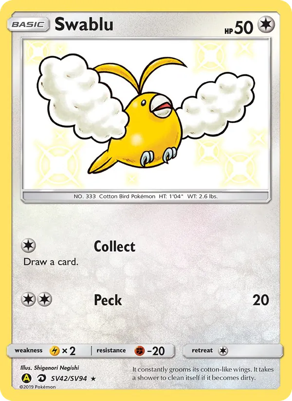 SV42 Swablu – Hidden Fates
