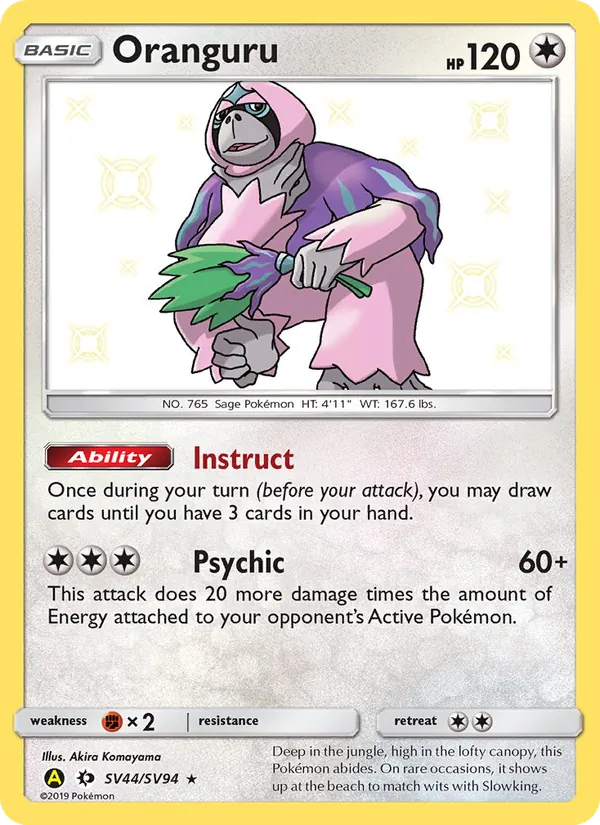 SV44 Oranguru – Hidden Fates