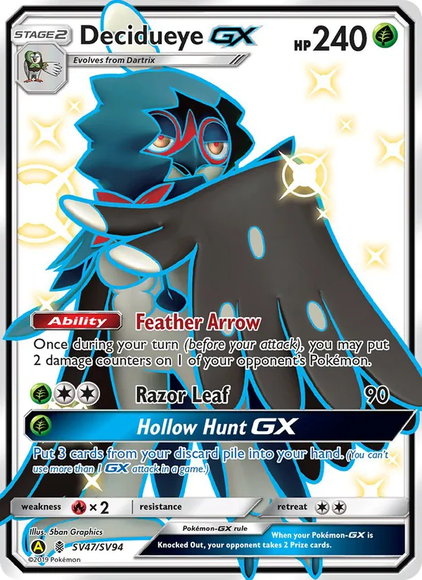 SV47 Decidueye-GX – Hidden Fates