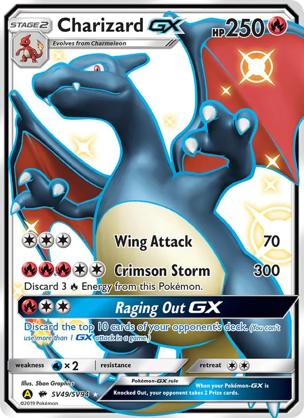 SV49 Charizard-GX – Hidden Fates