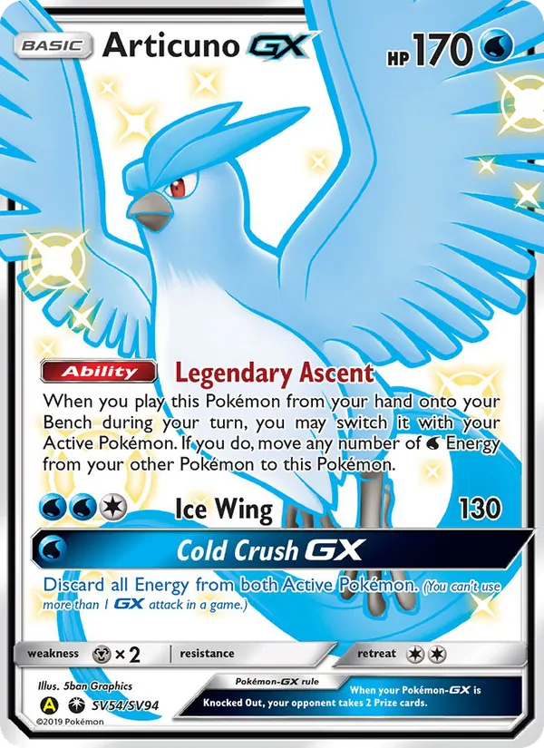 SV54 Articuno-GX – Hidden Fates