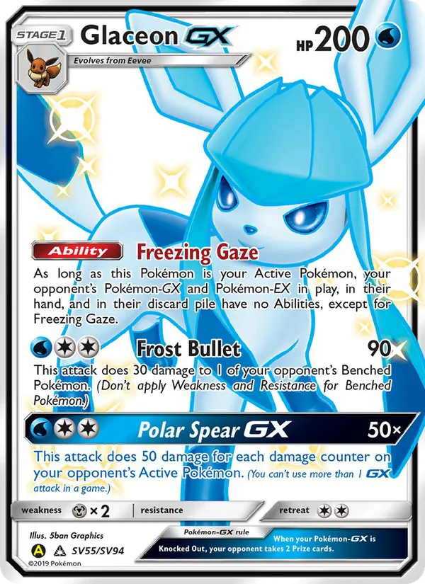 SV55 Glaceon-GX – Hidden Fates
