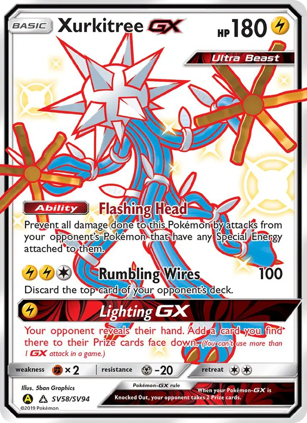 SV58 Xurkitree-GX – Hidden Fates