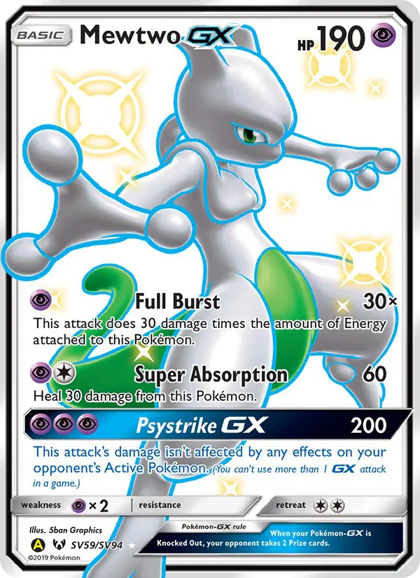 SV59 Mewtwo-GX – Hidden Fates