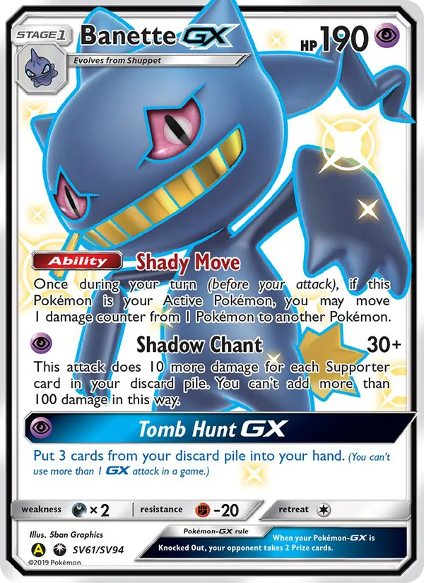 SV61 Banette-GX – Hidden Fates