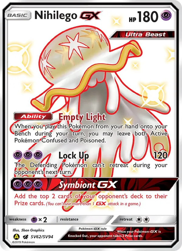 SV62 Nihilego-GX – Hidden Fates