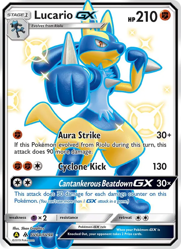 SV64 Lucario-GX – Hidden Fates