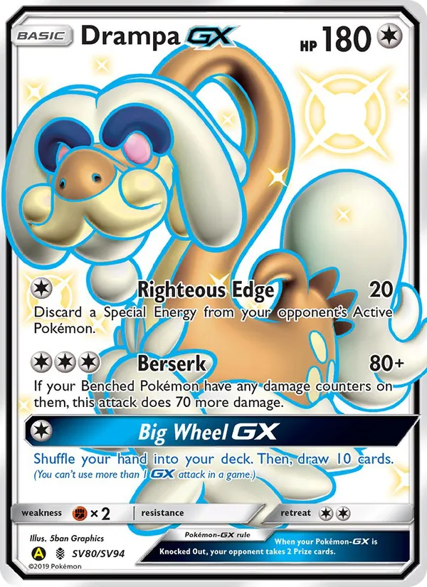 SV80 Drampa-GX – Hidden Fates
