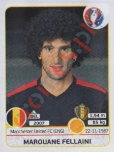 474 Marouane Fellaini – UEFA Euro France 2016 Panini