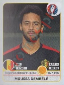 481 Mousa Dembélé – UEFA Euro France 2016 Panini