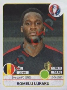 484 Romelu Lukaku – UEFA Euro France 2016 Panini