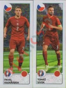 380 Pavel Kaderábek / Tomáš Sivok – UEFA Euro France 2016 Panini