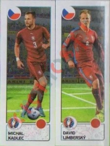 381 Michal Kadlec / David Limberský – UEFA Euro France 2016 Panini