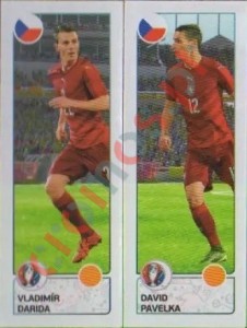 382 Vladimír Darida / David Pavelka – UEFA Euro France 2016 Panini