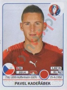 386 Pavel Kaderábek – UEFA Euro France 2016 Panini