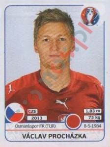 387 Václav Procházka – UEFA Euro France 2016 Panini