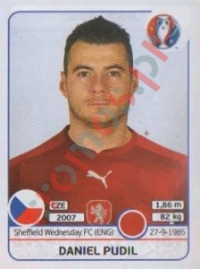 388 Daniel Pudil – UEFA Euro France 2016 Panini