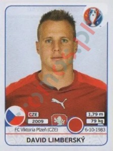 391 David Limberský – UEFA Euro France 2016 Panini
