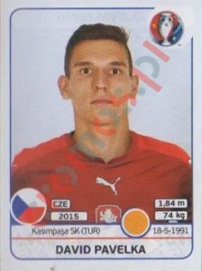 393 David Pavelka – UEFA Euro France 2016 Panini