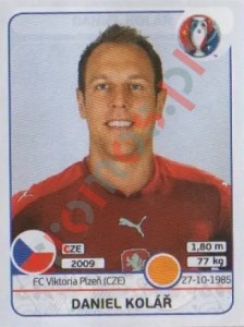 395 Daniel Kolár – UEFA Euro France 2016 Panini