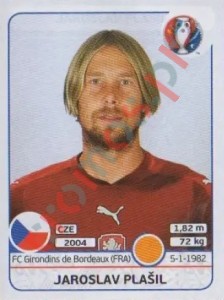 396 Jaroslav Plasil – UEFA Euro France 2016 Panini