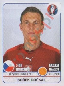 398 Borek Dockal – UEFA Euro France 2016 Panini