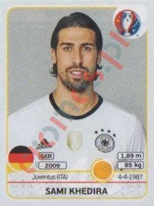 248 Sami Khedira – UEFA Euro France 2016 Panini