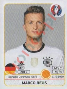 256 Marco Reus – UEFA Euro France 2016 Panini