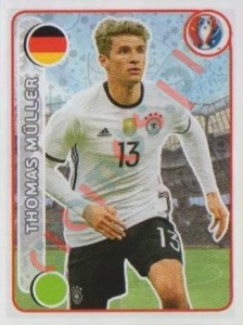 261 Thomas Müller – UEFA Euro France 2016 Panini