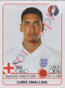 131 Chris Smalling – UEFA Euro France 2016 Panini