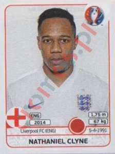134 Nathaniel Clyne – UEFA Euro France 2016 Panini