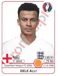 136x Dele Alli – UEFA Euro France 2016 Panini