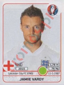 147 Jamie Vardy – UEFA Euro France 2016 Panini