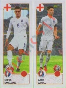151 Chris Smalling / Gary Cahill – UEFA Euro France 2016 Panini
