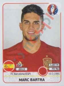 360 Marc Bartra – UEFA Euro France 2016 Panini
