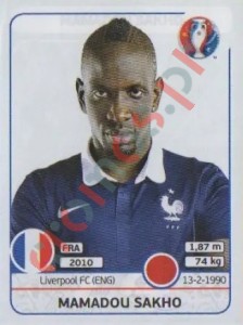 24 Mamadou Sakho – UEFA Euro France 2016 Panini