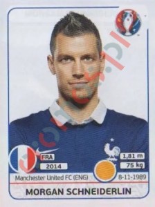 30 Morgan Schneiderlin – UEFA Euro France 2016 Panini